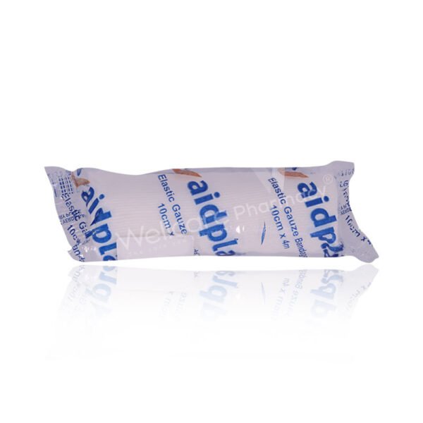 AIDPLAST ELASTIC GAUZE BANDAGE10CM/4M