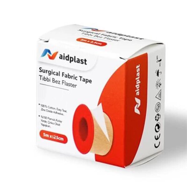 AIDPLAST  SURGICAL FABRIC TAPE 5M/1.25CM