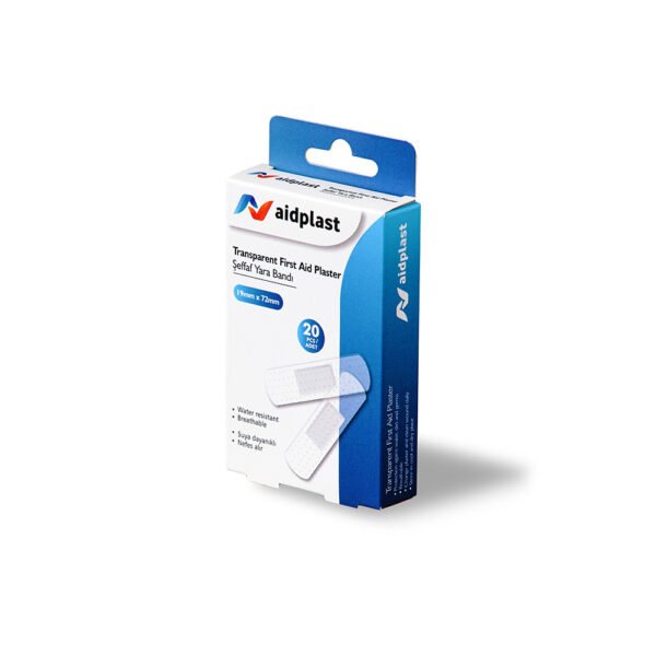 AIDPLAST TRANSPARENT PLASTER 20PCS
