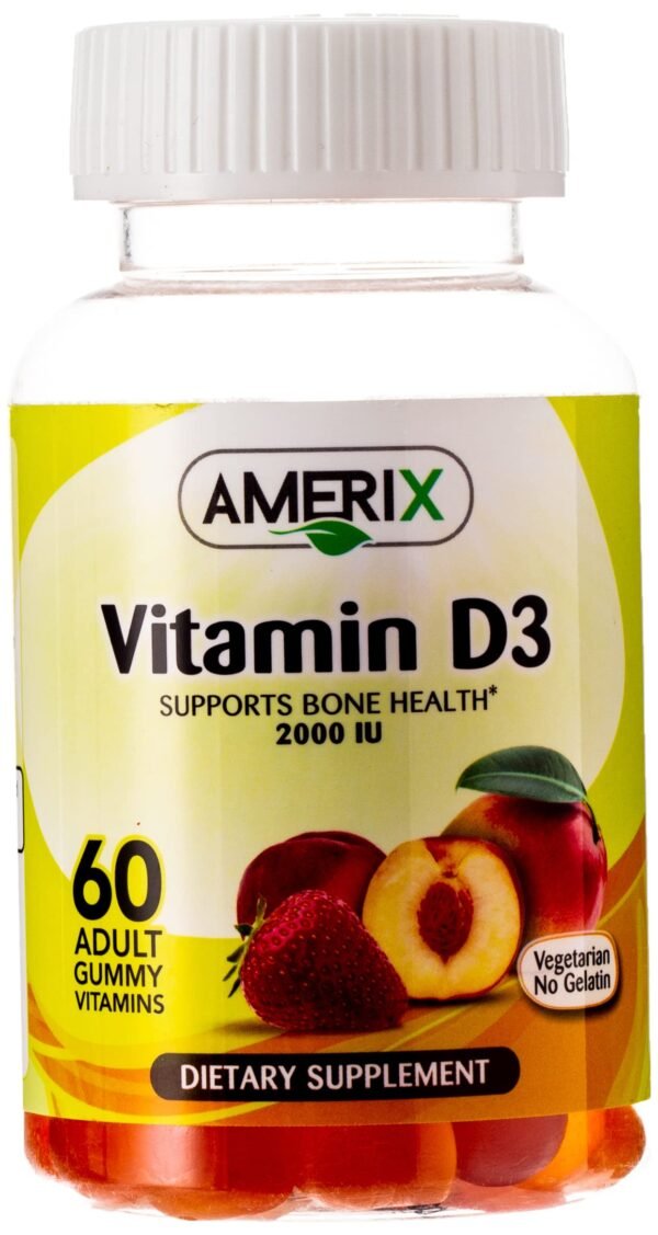 AMERIX VITAMIN D 2000IU ADULT 60 GUMMIES