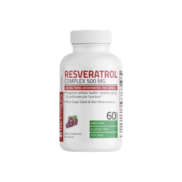 BRONSON RESVERATROL 500 COMPLEX 60 TAB