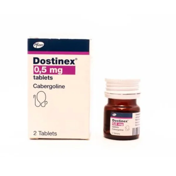 DOSTINEX 0.5MG 2 TABLETS