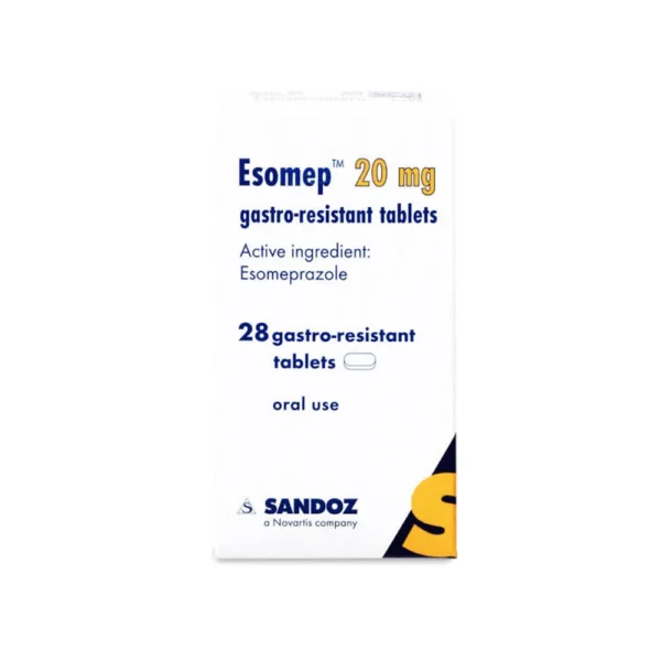 ESOMEP 20MG 28 TABLETS