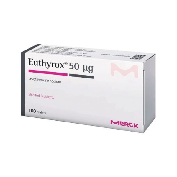 EUTHYROX 50MCG 100 TABLETS