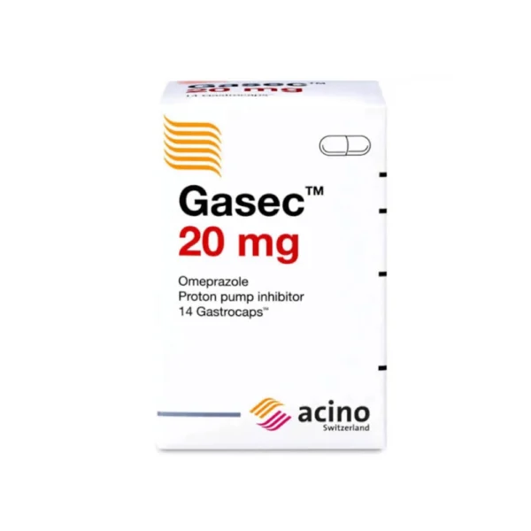 GASEC 20MG 14CAP