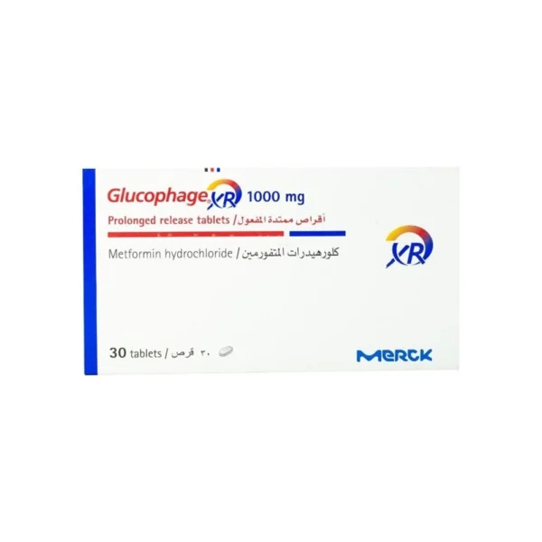 GLUCOPHAGE XR 1000 MG TABLETS