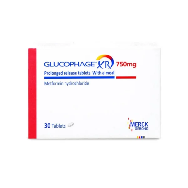 GLUCOPHAGE XR 750MG TABLETS