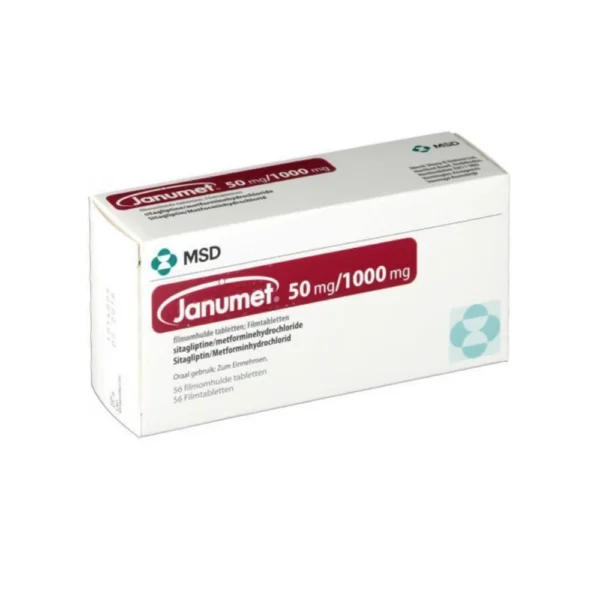 JANUMET 50/1000MG 56 TABLETS