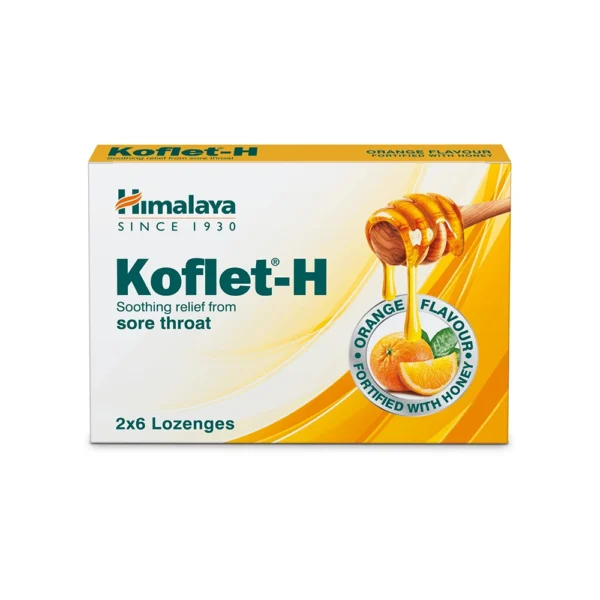 KOFLET H SORE THROAT LOZ/ORANGE