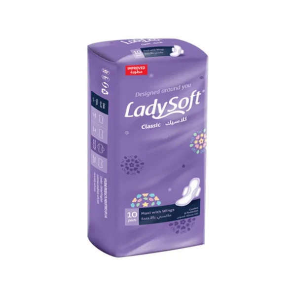 LADY SOFT PREMIUM MAXI WING 10PC
