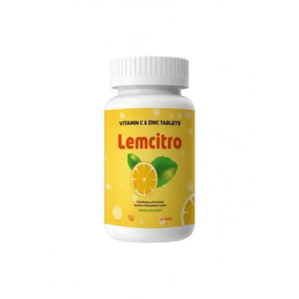 LEMCITRO VIT C&ZINC 60 TAB