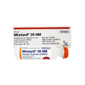 MIXTARD 30 INSULIN 100IU/ML