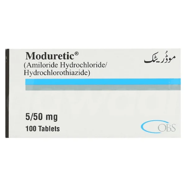 MODURETIC 50/5MG TABLETS