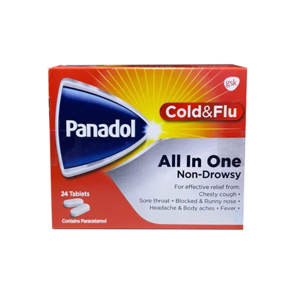 PANADOL COLD +FLU ALL IN ONE 24TAB