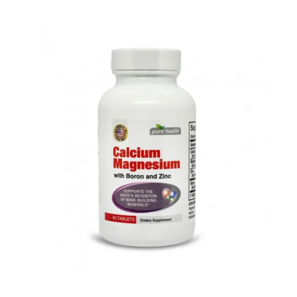 PURE HEALTH CALCIUM MAG ZINC 60TAB