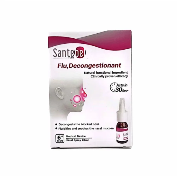 SANTEBEL FLU DECONGEST NASAL SPRAY 20ML