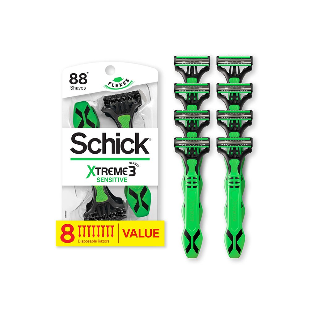 SCHICK XTREME 3 FLEX RAZOR 8PC - lulapharmacy