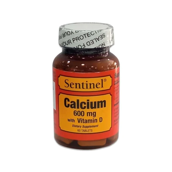 SENTINEL NUBONE CALCIUM 600 MG+VIT D 60 TAB
