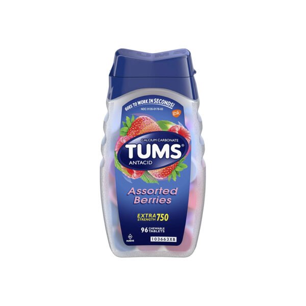 TUMS EXTRA CHEWABLE ASSORTED48 TAB