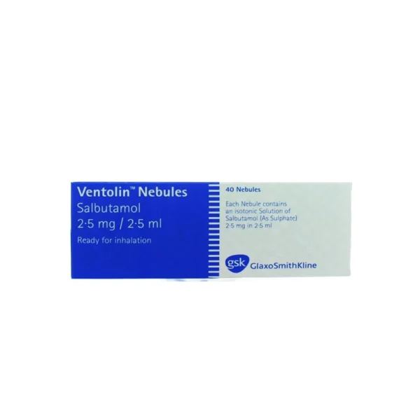 VENTOLIN NEBULES 2.5MG/2.5ML 40NEBULES